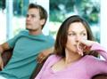 couple having marriage trouble and conflict